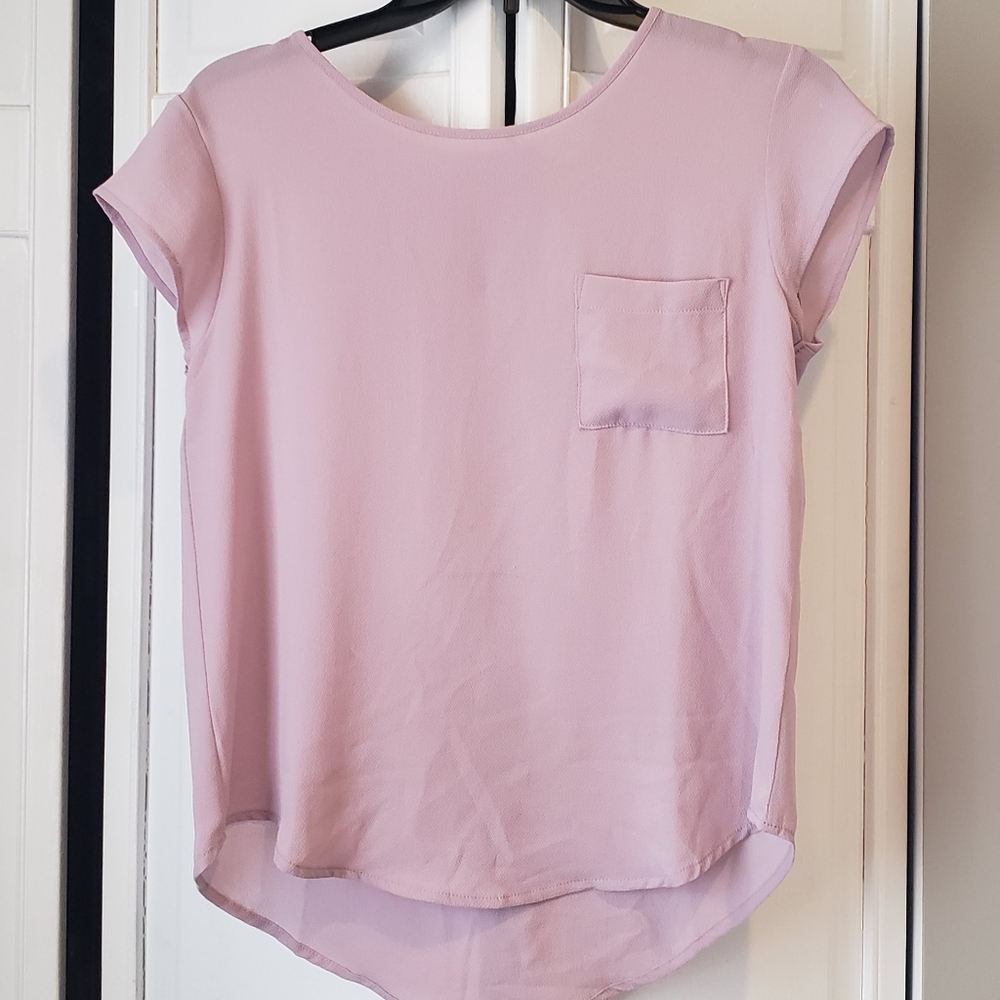 Light lavender blouse